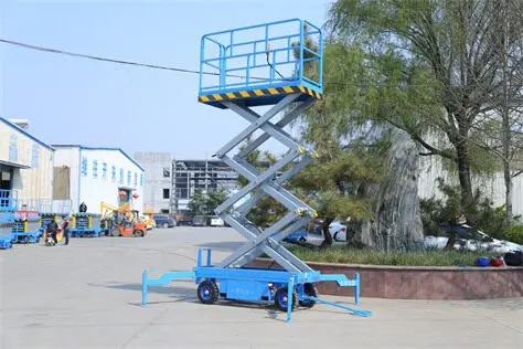 移動剪叉式升降(jiang)平台車