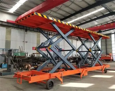 剪叉式裝卸(xie)貨升降平台